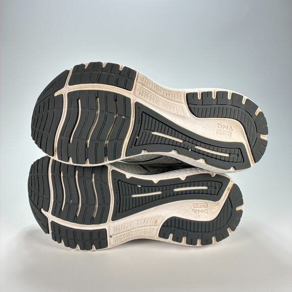 Brooks Glycerin GTS 19 Grey White Running Shoes 1203441D085 Women's Size 7.5 - Picture 8 of 10